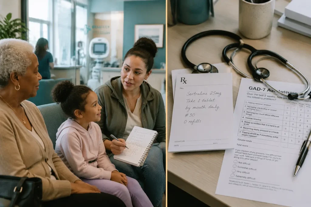 can a primary care doctor prescribe anxiety medication