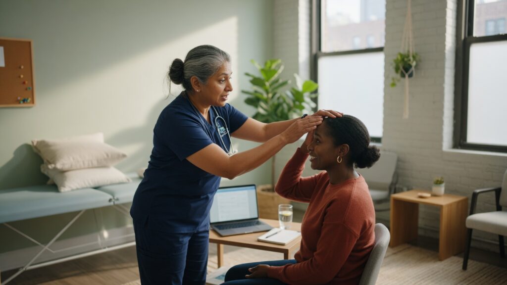 head pain at top of head causes relief and when to see a neu featured