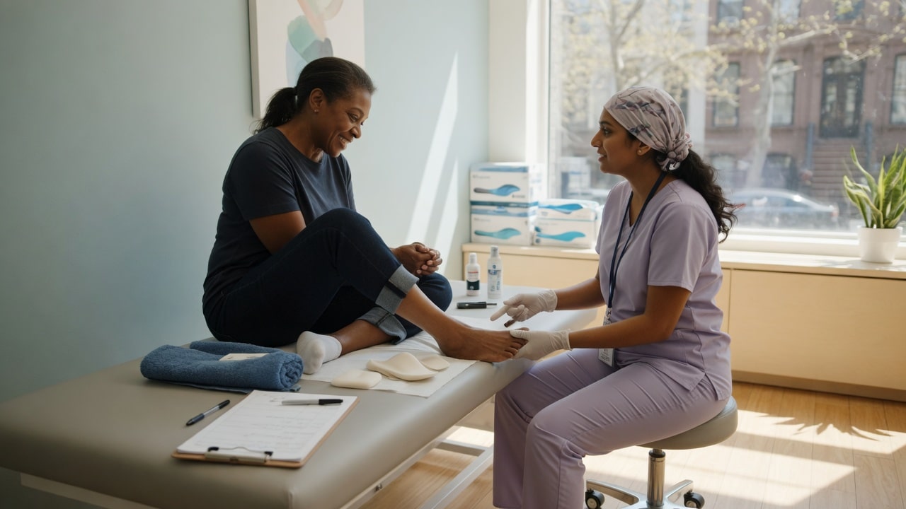 Podiatry care at IDCC Health